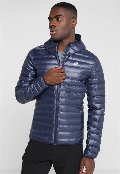 adidas varilite herren blau|Adidas Varilite Down Hooded Jacket Men .